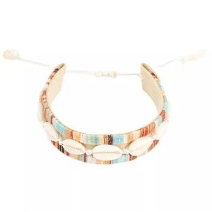 Beach style hand-woven shell bracelet Bohemian bracelet